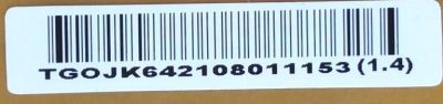 FUENTE DE PODER / LG EAY64210801 / 64210801 / EAY64210801 / LGP6065-16UL6 / EAX66796301(1.6) / MODELO 60UH6550-UB.BUSWLJR	 - Imagen 2
