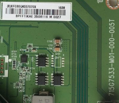 MAIN PARA TV VIZIO 4K UHD HDR SMARTCAST / NUMERO DE PARTE XFCB0QK037 / 756TXFCB0QK037 / 715G7533-M01-000-005T / 756TXFCB0QK0370 / (X)XFCB0QK037 / PANEL T750QVF02.0 / MODELO P75-C1 / P75-C1 LTMATK / P75-C1 LTMATKBS - Imagen 2