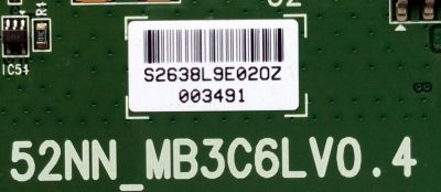 T-CON / SONY LJ94-02638L / 52NN_MB3C6LV0.4 / 2638L / MODELO KDL-60W610B / PANEL LTY520HE12	 - Imagen 2