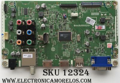 MAIN / EMERSON A4G2KMMA-001 / BA4GU5G0201 4 / A4G2KUH / A4G2K-MMA / MODELO LF402EM6F DS2 / PANEL U4A28XH	