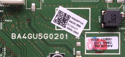 MAIN / EMERSON A4G2KMMA-001 / BA4GU5G0201 4 / A4G2KUH / A4G2K-MMA / MODELO LF402EM6F DS2 / PANEL U4A28XH	 - Imagen 2