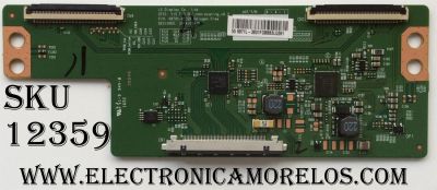 T-CON / LG 6871L-3831F / 6870C-0532B / 3831F / MODELOS 55LJ5500-UA.AUSYLOR / 55LJ550M-UB.BUSYLJR / PANEL NC550DUE-AAFX1	