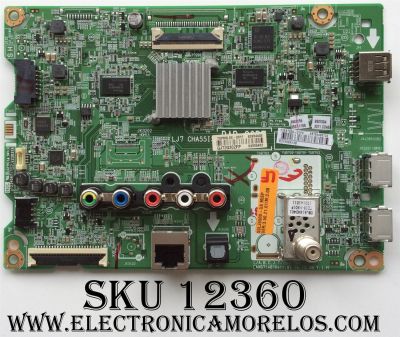 MAIN LG EBT64465703 / 63934403 / 84305402 / EAX67148704(1.0) / PANEL NC550DUE-AAFX1 / MODELO 55LJ5500-UA AUSYLOR
