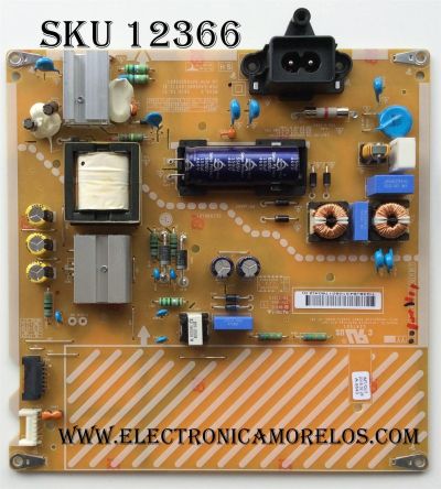 FUENTE DE PODER / LG EAY64310601 / 64310601 / EAX66851401(1.8) / LGP49DS1-16CH1 / MODELO 49LH5700-UD.AUSGLOR / PANEL NC490DUE-ABEX1	