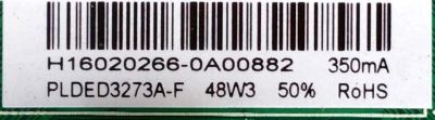 MAIN / FUENTE / (COMBO) PROSCAN H16020266 / TP.MS3393T.PB758 / MODELO PLDED3280A-B / PANEL PLDED3273A-F	 - Imagen 2
