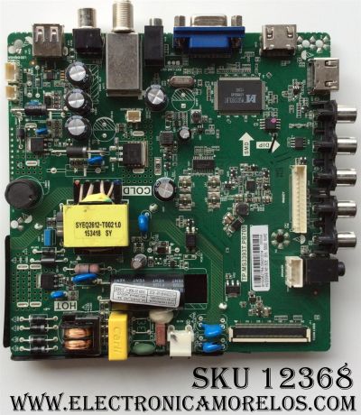 MAIN / FUENTE / (COMBO) PROSCAN B15082784 / TP.MS3393T.PB708 / MODELO 32" / PANEL HV320WHB-N81	