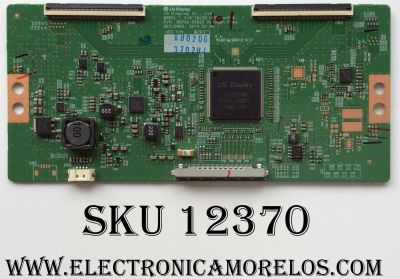 T-CON ORIGINAL PARA TV LG / NUMERO DE PARTE 6871L-3702H / 3702H / 6870C-0502C / PANEL LC490EQE (XG)(F2) / MODELO 49UB8500-UA / 49UB8500-UA.AUSWLJR / 49UB8200-UH / 49UB8200-UH.AUMWLJM