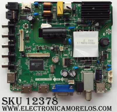 MAIN / FUENTE / (COMBO) K16050153 / 20160426 / SY16198 / TP.MS3393.PB801 / MODELO ELEFW3916 / PANEL T390XVN01.0	