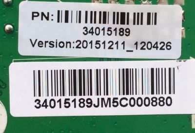 MAIN / FUENTE / (COMBO) / ELEMENT 34015189 / 5CH2793 / CV3393BH-U39 / MODELO ELEFW408	 - Imagen 2