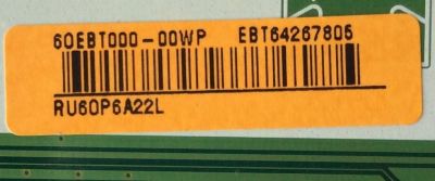 MAIN PARA TV LG OLED 4K·HDR·HDR10·DOLBY VISION ((SMART TV)) / NUMERO DE PARTE  EBT64267805 / EAX66886304(1.0) / EAX66886304 / 64267805 / PANEL LC650AQD / MODELO OLED65B6P / OLED65B6P-U / OLED65B6P-U.BUSZLJR / OLED65B6P-U.AUSWLJR - Imagen 2