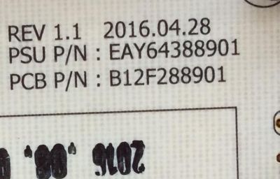 FUENTE DE PODER PARA TV LG OLED / NUMERO DE PARTE  EAY64388901 / 64388901 / LGP65B-160P / PANEL LC650AQD / MODELO OLED65B6P / OLED65B6P-U / OLED65B6P-U.BUSZLJR / OLED65B6P-U.AUSWLJR - Imagen 3