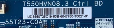 T-CON / SHARP 55.50T26.C19 / 5550T26C19 / T5500HVN08.3 CTRL BD / 55T23-C0A  - Imagen 2