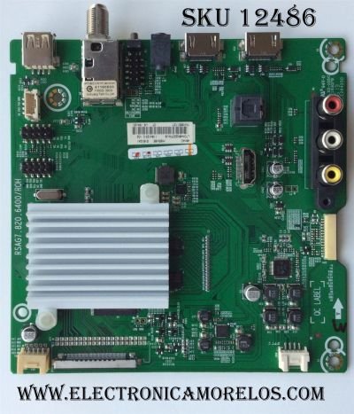 MAIN / HISENSE 184123 / RSAG7.820.6400/ROH / MODELO 48H4C PANEL HD480DF-E32