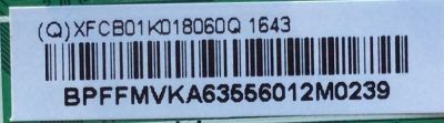 MAIN PARA TV VIZIO / NUMERO DE PARTE XFCB01K018 / 715G7779-M01-000-004Y / 756TXFCB01K018 / 756TXFCB01K0180 / XFCB01K0180 / MODELO D24HN-D1 LTTUUNBS - Imagen 2
