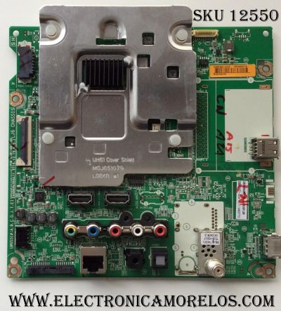 MAIN / LG EBT64237712 / EAX66943504 (1.0) / 69EBT000-01B6 / PANEL NC490DGE-ABEX3 / MODELO 49UH610A-UJ BUSFLOR / 49UH610A-UJ.BUSFLJR