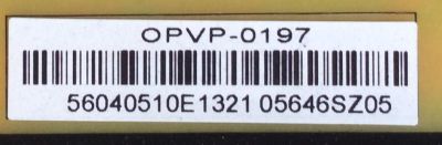 FUENTE DE PODER / VIZIO 56.04051.0E1 / OPVP-0197 / 56040510E1 / PARTE SUSTITUTA 56.04051.0D1 / 56040510D1 / MODELOS M321i-A2 / M321i-A2 LWJ2OPAQ / M321i-A2 LWJ2OPAP - Imagen 2
