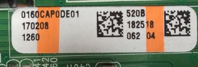 MAIN / VIZIO 0160CAP0DE01 / 0160CAP0DE01 520 / 1P-0168X00-4012 / 520B / MODELO E60-E3 LFTRVUCT	 - Imagen 2