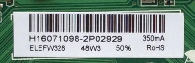 MAIN FUENTE / (COMBO) PARA TV ELEMENT / NUMERO DE PARTE H16071098 / TP.MS3393T.PB758 / MODELO ELEFW328 - Imagen 2
