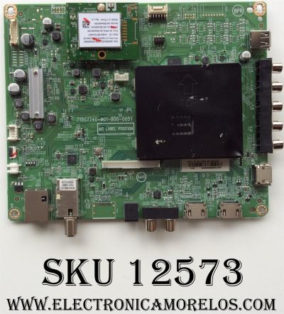 MAIN PARA TV VIZIO / NUMERO DE PARTE XFCB06K003 / 715G7740-M02-B00-005T / 756TXFCB06K003 / 756TXFCB06K0030 / XFCB06K0030 / MODELO E50-D1 LTMWUGAS