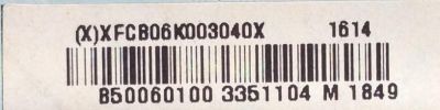 MAIN PARA TV VIZIO / NUMERO DE PARTE XFCB06K003 / 715G7740-M02-B00-005T / 756TXFCB06K003 / 756TXFCB06K0030 / XFCB06K0030 / MODELO E50-D1 LTMWUGAS - Imagen 2