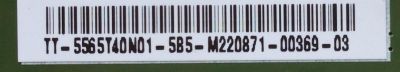 LED DRIVER / VIZIO 55.65T40.N01 / 5565T40N01 / T650QVF06.0 / 65T40-N01 / MODELO M65-C1 LTCASNAR	 - Imagen 2