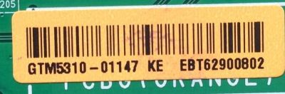 MAIN / LG EBT62900802 / EAX65576703(1.0) / 62289002 / PANEL LD550DUE (FG)(B6) / MODELOS  55LS33A / 55LS35A-5B.AUSKLJM /  55LS35A-5BC.AUSKLJM - Imagen 2