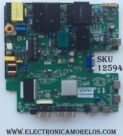 MAIN FUENTE (COMBO) PARA TV SCEPTRE / NUMERO DE PARTE A16110631 / TP.MS3458.PC758 / PANEL V500DJ5-QS1 / MODELO U50 CZIV