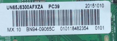 MAIN PARA TV SAMSUNG / NUMERO DE PARTE BN94-09065C / BN41-02353B / BN97-10058M / BN9409065C / PARTE SUSTITUTA BN96-35079B / PANEL CY-GJ065CSAV1H / MODELOS UN65J6300 / UN65J6300AFXZC / UN65J6300AFXZA BH02 - Imagen 2
