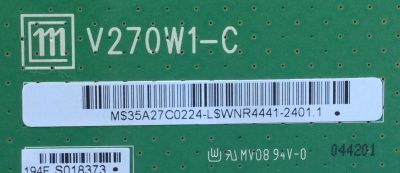 T-CON / NORCENT 35-A27C0224 / V270W1-C / MODELO LT2722 / PANEL V270W1-L04	 - Imagen 2