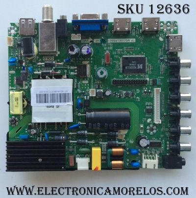 MAIN / FUENTE / AVERA L15010704 / TP.MS3393.PB801 / MODELO 40STC20 / PANEL LSC400HN03	