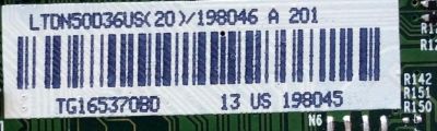 MAIN / SHARP 198046 / 198045 / RSAG7.820.5254/ROH / MODELO LC-50N3100U / PANEL HD500DF-B54(020)	 - Imagen 2
