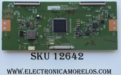 T-CON ORIGINAL PARA TV LG / NUMERO DE PARTE  6871L-3908A / 3908A / 6870C-0547A / PANEL LC650EGE (FH)(M1) / DISPLAY LC650EGY (SH)(M2) / MODELOS 65UF6450-UA BUSYLJR / 65UF6450-UA.AUSYLJR / 65UF6800-UA.BUSYLJR
