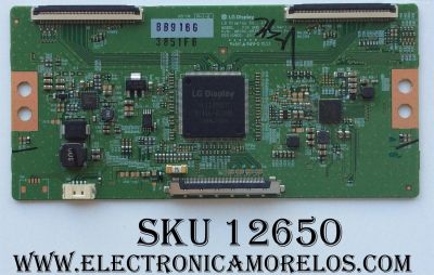 T-CON PARA TV LG / NUMERO DE PARTE 6871L-3851F / 6870C-0535C / 3851F / PANEL LC550EGE (FH)(M1) / MODELOS 55UF6430-UB / 55UF6450-UA / 55UF6800-UA / 55UF6430-UB.AUSYLJR / 55UF6450-UA AUSYLJR / 55UF6450-UA BUSYLJR / 55UF6800-UA.BUSYLJR