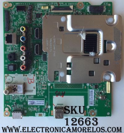 MAIN PARA TV LG / NUMERO DE PARTE EBT64138318 / EAX66943504 / EAX66943504(1.0) / 60EBT000-010P / PANEL NC490DGE-SADP3 / MODELO 49UH610A-UJ / 49UH610A-UJ.BUSWLOR