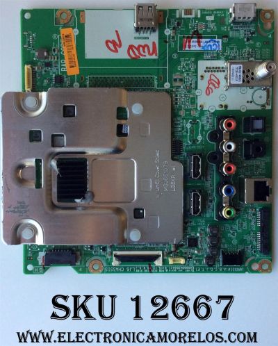 MAIN ORIGINAL PARA TV LG / NUMERO DE PARTE EBT64138338 / EAX66943504 / EAX66943504(1.0) / 64138338 / MODELO 49UH6030-UD / 49UH6030-UD.BUSWLOR / PANEL NC490DGE-SADP3 / DISPLAY LC490EGY (SJ)(A3)	