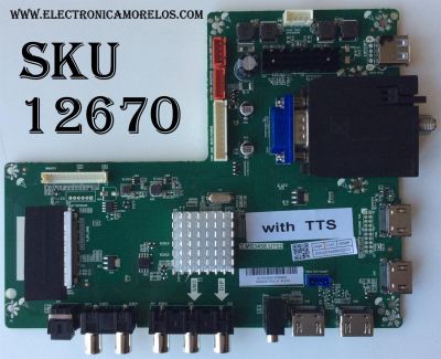 MAIN / SCEPTRE A17010028 / 50020345800210 / T.MS3458.U752 / MODELO U65 A7TV58EA	