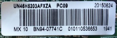 MAIN PARA TV SAMSUNG / NUMERO DE PARTE BN94-07741C / BN41-02245A / BN97-08781E / BN9407741C / PANEL CY-DF460BGLV1H / MODELOS UN46H5203 / UN46H5203AFXZC / UN46H5203AFXZA TD01 - Imagen 2