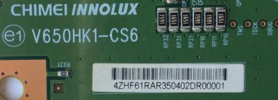 T-CON / QUASAR 4Z.HF61.RAR / 4ZHF61RAR / V650HK1-CS6 / MODELO SQ6500	 - Imagen 2