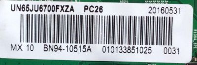 MAIN / SAMSUNG BN94-01515A / BN41-02344D / BN97-10836A / MODELO UN65JU6700FXZA DS06 / PANEL CY-WJ065FGAV5H-HW22	 - Imagen 2