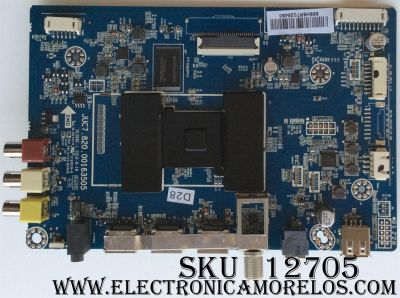 MAIN HITACHI 999H6R / JUC7.820.00163505 / HLG68C-I / E193079-B / 999H6R7 D28 / PANEL T430HVN01.7 / MODELO 43R5