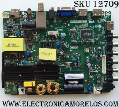 MAIN / FUENTE / RCA H16092140 / TP.MS3393.PC822 / MODELO LED42C45RQ / PANEL V420DK1-QS1-12V	