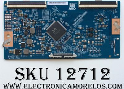 T-CON / QUASAR 55.55T17.C26 / 5555T17C26 / T500QVR01.0 Ctrl BD / 50T29-C03 / MODELO SQ5505U	