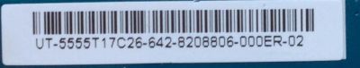 T-CON / QUASAR 55.55T17.C26 / 5555T17C26 / T500QVR01.0 Ctrl BD / 50T29-C03 / MODELO SQ5505U	 - Imagen 2