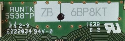 T-CON ORIGINAL PARA TV SAMSUNG HD SMART TV / NUMERO DE PARTE RUNTK5538TPZB / 5538TPZB / E222034 / PANEL CY-GJ040BGSV4H / MODELOS UN40J5500 / UN40J5500AFXZA / ELST4017 F7FZM / ELST4017 H7FZM / PLDED4016A-H A1709 / 40E31 - Imagen 2