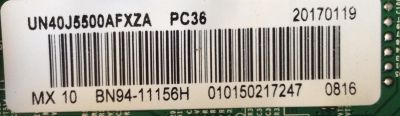 MAIN / SAMSUNG BN94-11156H / BN41-02353C / BN97-10633D / PANEL CY-GJ040BGSV4H / MODELO UN40J5500AFXZA EA09 - Imagen 2
