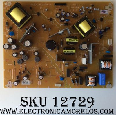 FUENTE DE PODER ORIGINAL PARA TV PHILIPS / NUMERO DE PARTE A37Q0MPW-001 / A37Q0MPW / BA3AU0F0102 2 / A37QDMPW / A37Q0-MPW / A37QAMPW  / SUSTITUTAS A3AQ0MPW-001 / A37QFMPW / A37QF-MPW / PANEL U3FQ0XH / DISPLAY HV460WU2-200 / MODELO 46PFL3608/F7 DS1