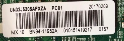 MAIN FUENTE (COMBO) PARA TV SAMSUNG / NUMERO DE PARTE BN94-11952A / BN41-02360B / BN97-12836A / BN9411952A / PANEL JJ032BGE-R1 RR01 / MODELO UN32J5205 / UN32J5205AFXZA LS03 - Imagen 2