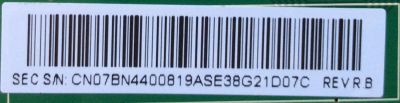 LED DRIVER / SAMSUNG BN44-00819A / BN4400819A / L65SM9NC_FSM / PSLF321P07B / PANEL CY-YJ065FLLV1H / MODELOS UN65JS9500FXZA TS01 / UN65KU650DFXZA FA01 - Imagen 2