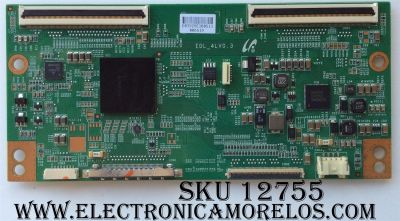T-CON / SONY LJ94-03925E / 03925E / EDL_4LV0.3 / MODELO KDL-46EX720 / PANEL LTY460HJ05-002