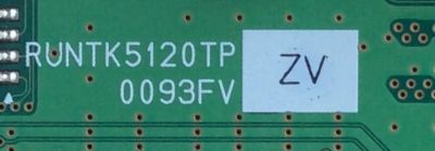 T-CON / SHARP RUNTK0093FVZV / RUNTK5120TPZV / 0093FV / MODELO LC-60UD27U	 - Imagen 2